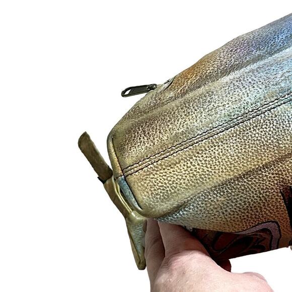 ANUSCHKA  GENUINE  LEATHER  HAND PAINTED‎ HOBO BAG - Picture 12 of 13